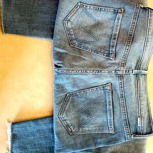 Mother- the stunner zip ankle fray